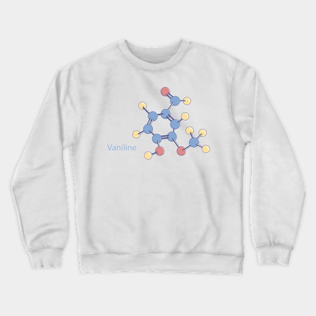 Abstract vaniline molecule vector model Crewneck Sweatshirt by ingotr